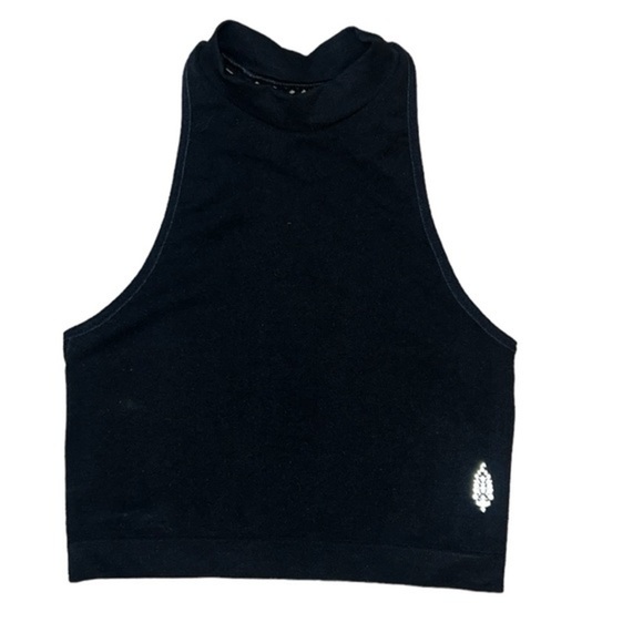 {NWOT Free People Movement Every Single Time Black Mesh Bra Cropped Top XS/S} - Picture 1 of 7